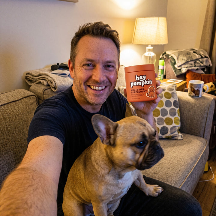 Selfie with a frenchie