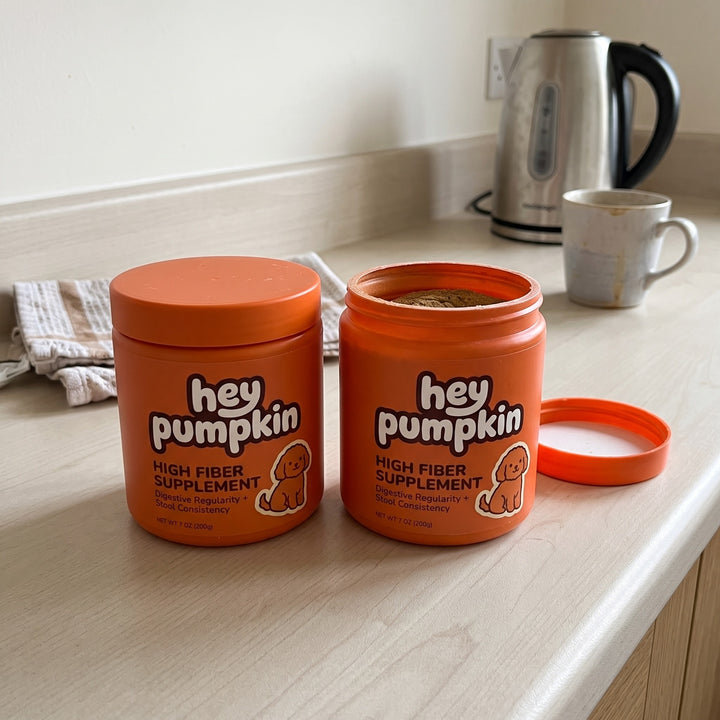 Two tubs on the worktop